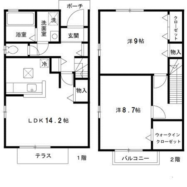 【サニーガーデン　Ａの間取り】