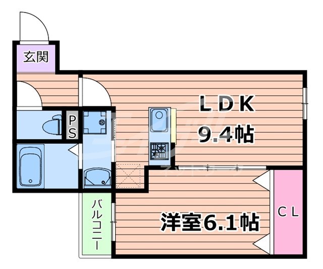 リアライズ鶴見諸口の間取り