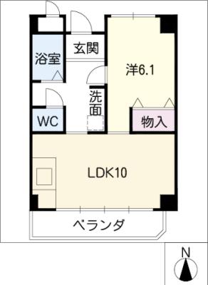 めぞん我楽庵の間取り