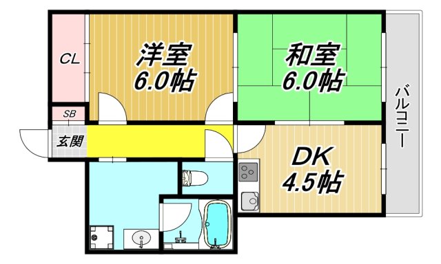 モンルミエールの間取り