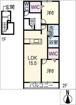 レジデンス香流の間取り