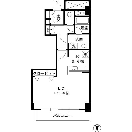 パシフィックロイヤルコートみなとみらいアーバンタワーの間取り