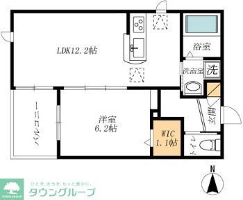 グランパルク紫雲の間取り