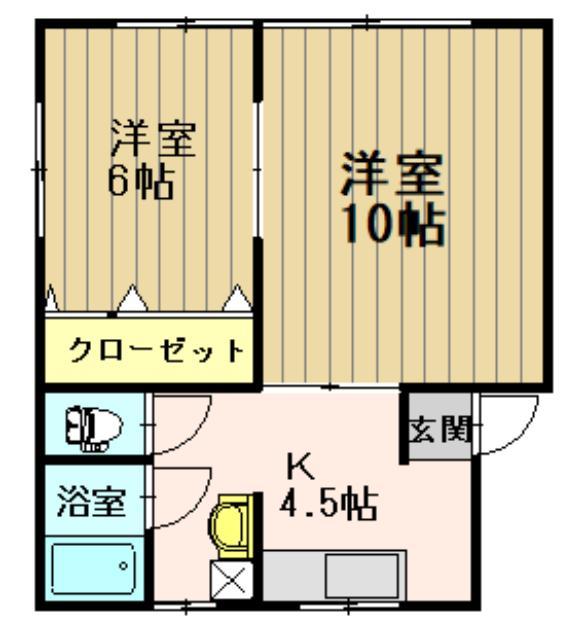 コーポララの間取り