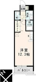 名古屋市千種区千種のマンションの間取り