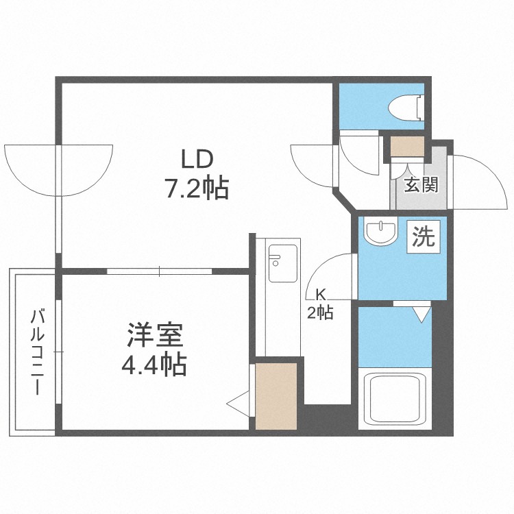 トライフォース１２の間取り