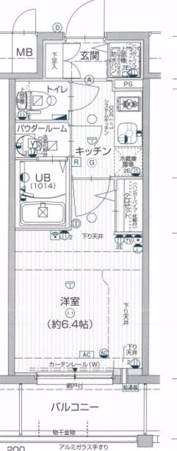 エスリード神戸兵庫駅アクアヴィラの間取り