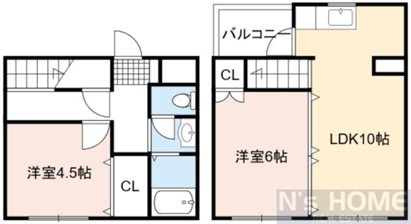 スギタ今福東ハイツ.の間取り