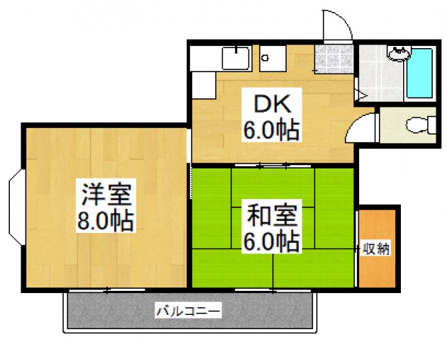 ファイン東百合丘2の間取り