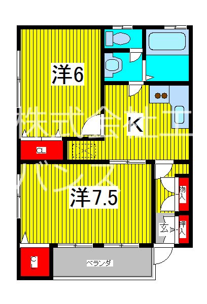 第五秋葉ビルの間取り