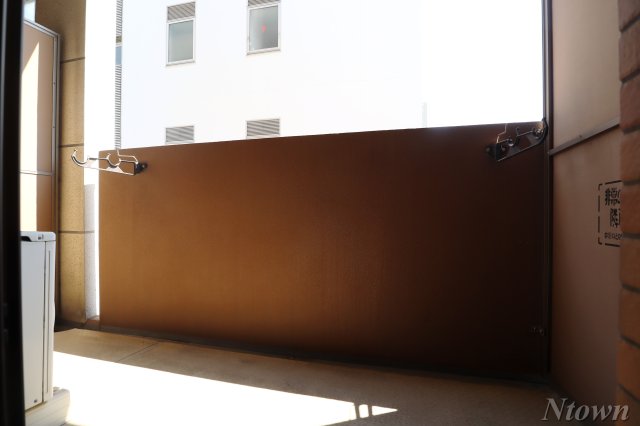 バルコニー　落ち着いた時間を過ごせるバルコニーです