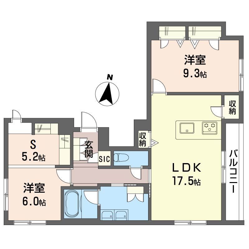 アーバンシティ大崎の間取り