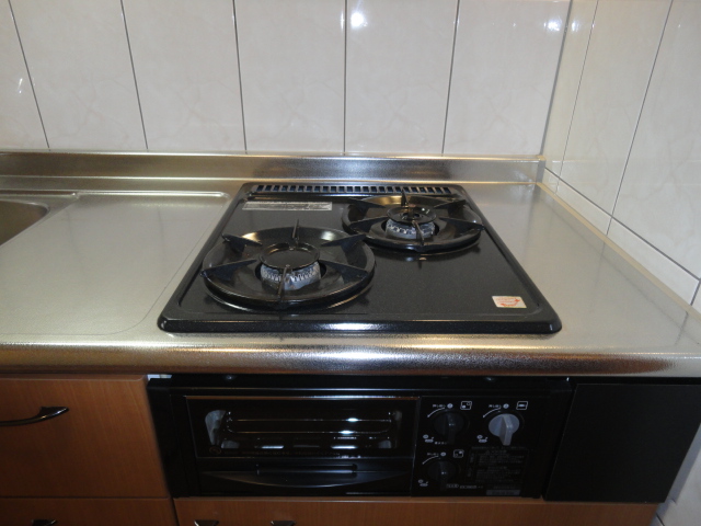 その他設備　2口ガスコンログリル付