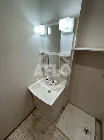 洗面設備　コスモクレスト清水　独立洗面台