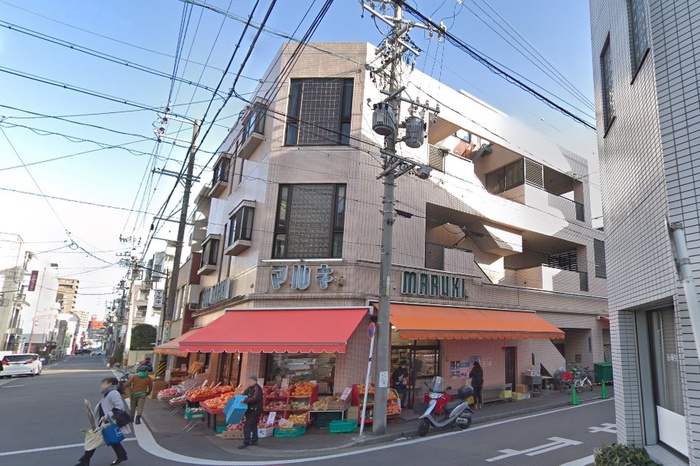 スーパー　マルキ（スーパー）まで395m