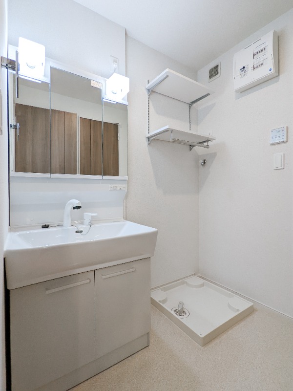 洗面設備　図面と現状に相違がある場合には現状を優先