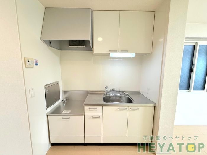 キッチン　ガスコンロが置けるキッチンで楽しくお料理