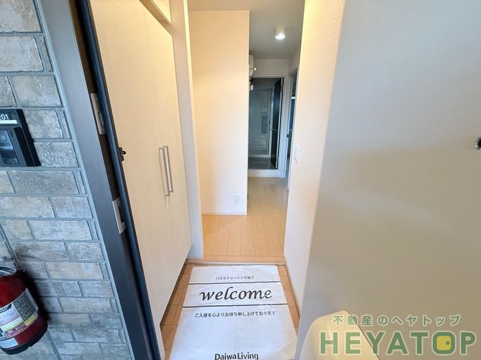 玄関　シューズボックス付き玄関