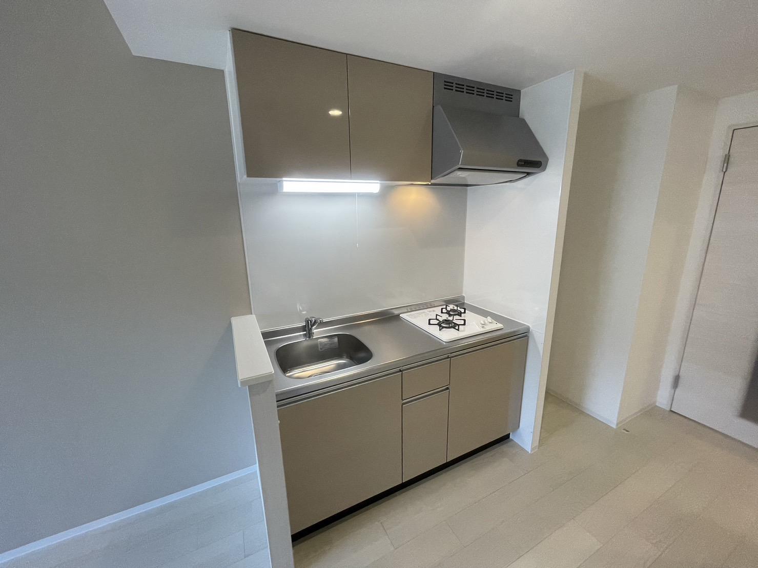 キッチン　2口コンロ付きの便利なキッチン♪