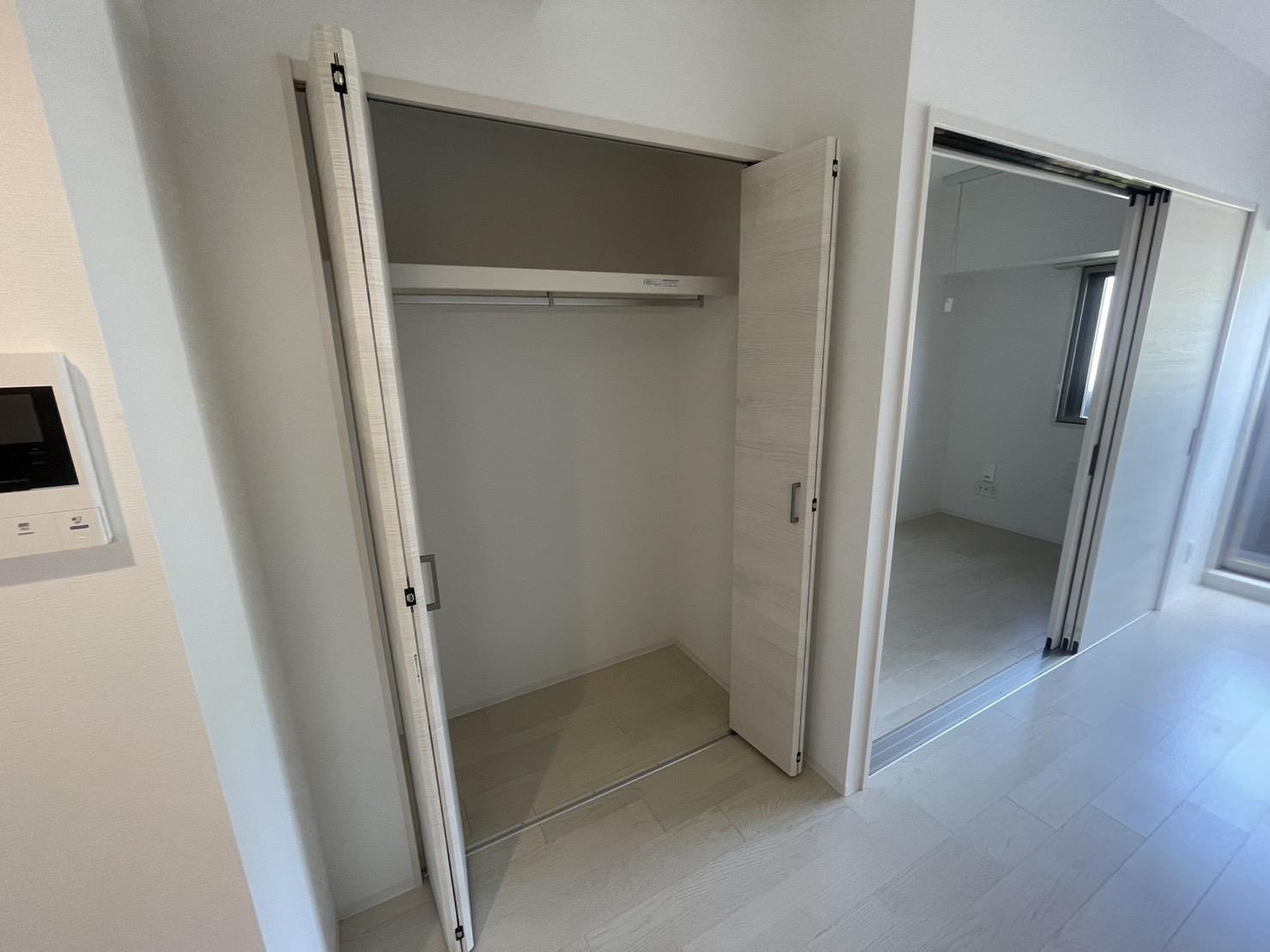 収納　お部屋をすっきり片付けられるクローゼット♪