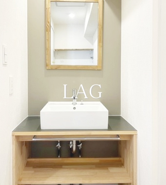 洗面設備　洗面台です。