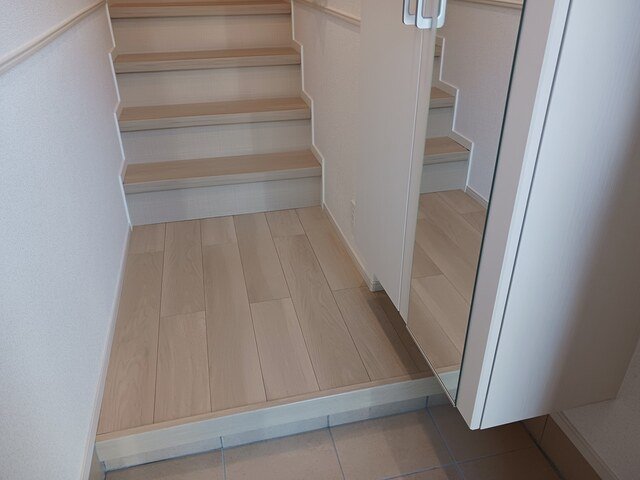 玄関　明るい玄関です