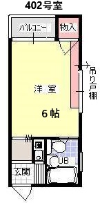メゾンヤマト長堂の間取り写真