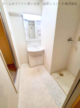 洗面設備　洗面台新調