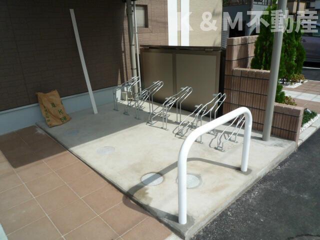 駐車場　駐車場があるので、車を買う予定の方も安心です