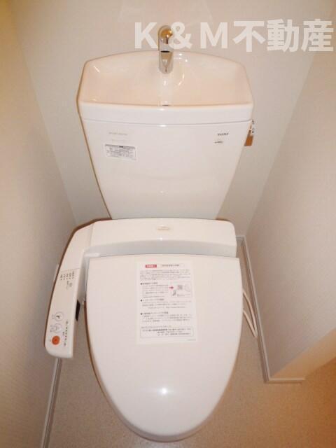 トイレ　ゆったりとした空間のトイレです