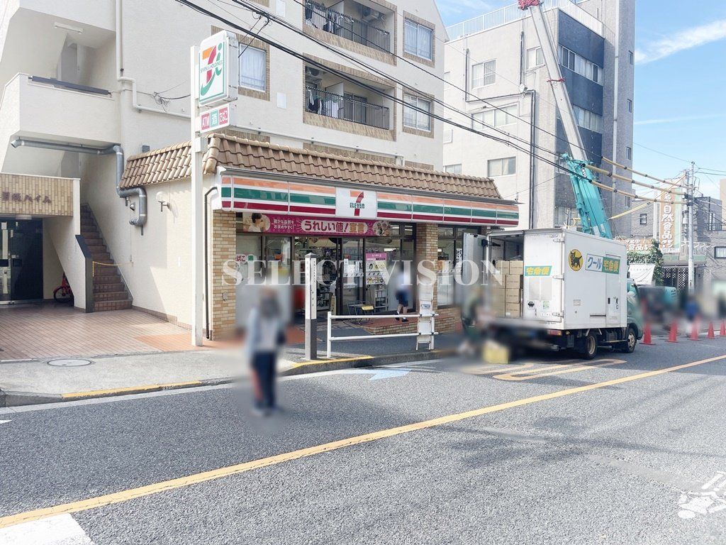 コンビニ　セブンイレブン新宿喜久井町店（コンビニ）まで150m