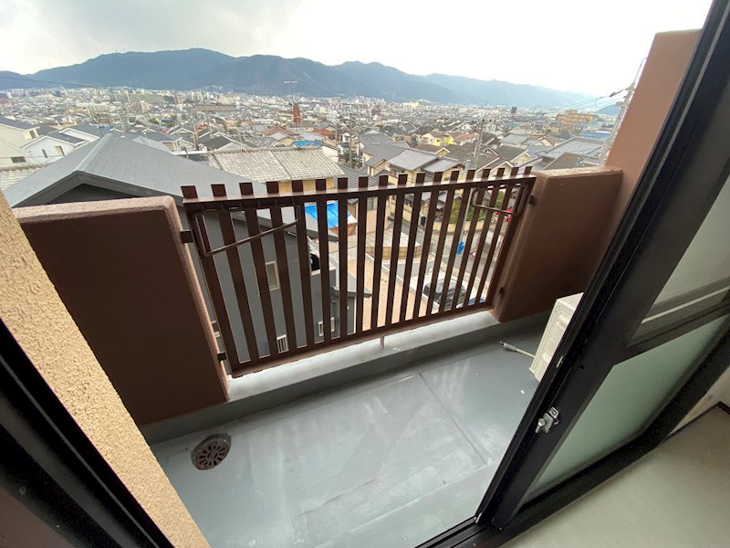 バルコニー　入居前写真