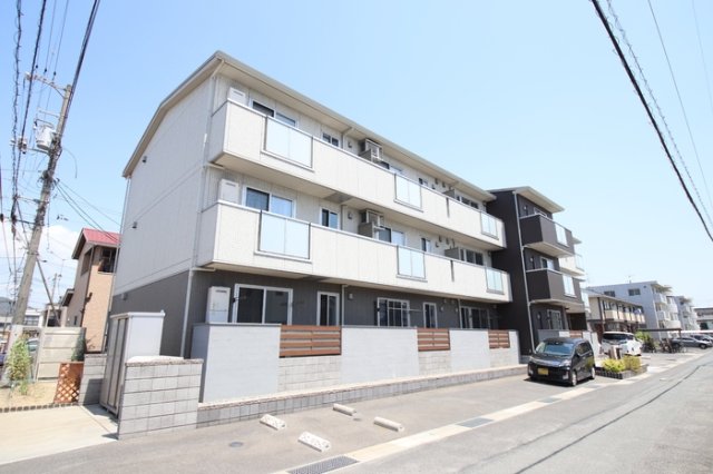 建物外観　プレジール手城・軽量鉄骨造
