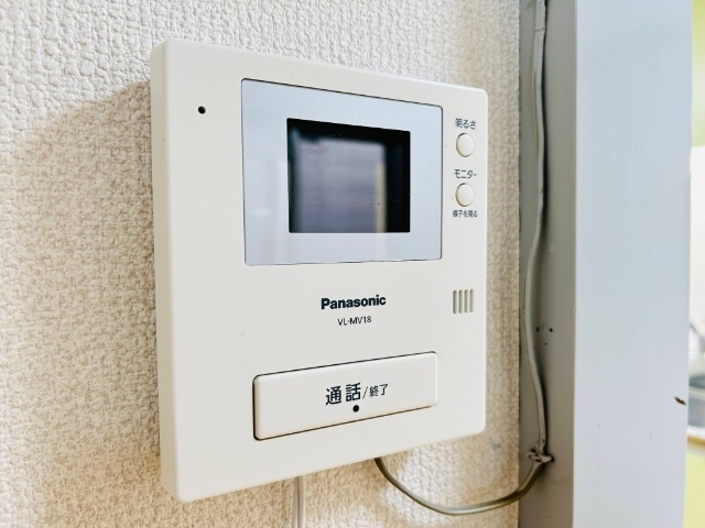 セキュリティ　ＴＶ付きモニターホンで来客も楽々