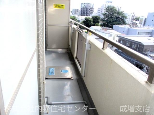 バルコニー　西面のバルコニー