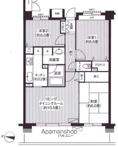 KS桜川の間取り写真