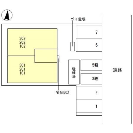 居室・リビング　配置図