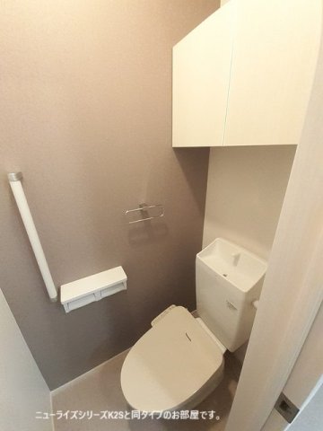 トイレ　ゆったりとした空間のトイレです