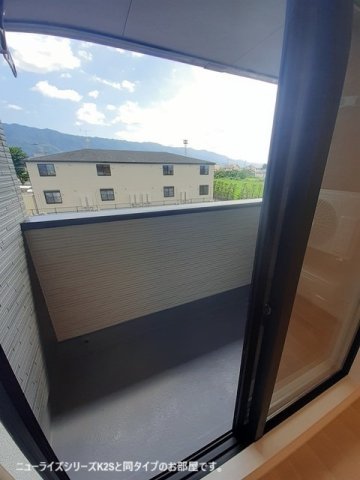 バルコニー　広々としたバルコニーです