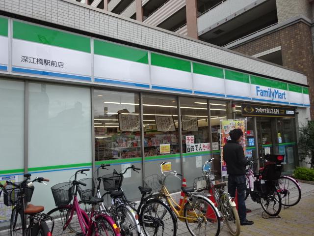 コンビニ　ファミリーマート・深江橋駅前店（コンビニ）まで165m