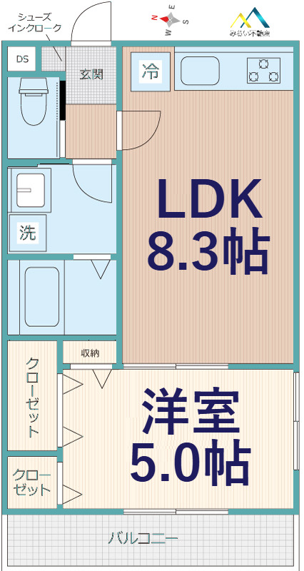 EVERA大倉山の間取り写真