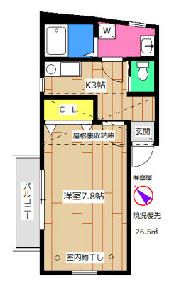 メゾンドー赤羽の間取り写真