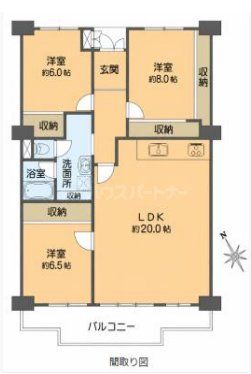 清新プラザマンション3号棟の間取り写真