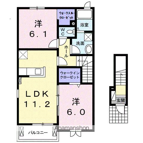アルドール Aの間取り写真