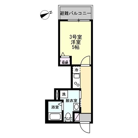 ベイルーム県立大学IIの間取り写真