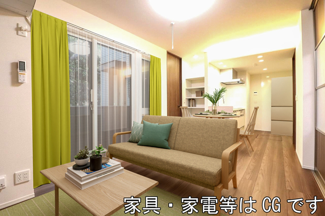 居室・リビング　家具／家電はＣＧです