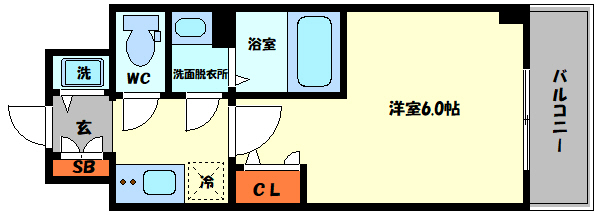 エスリード大阪ドームCERCAの間取り写真