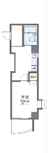 レオパレスグリーンバレー一番館の間取り