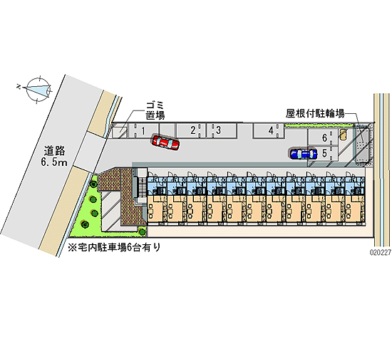 駐車場　宅地外にも駐車場有