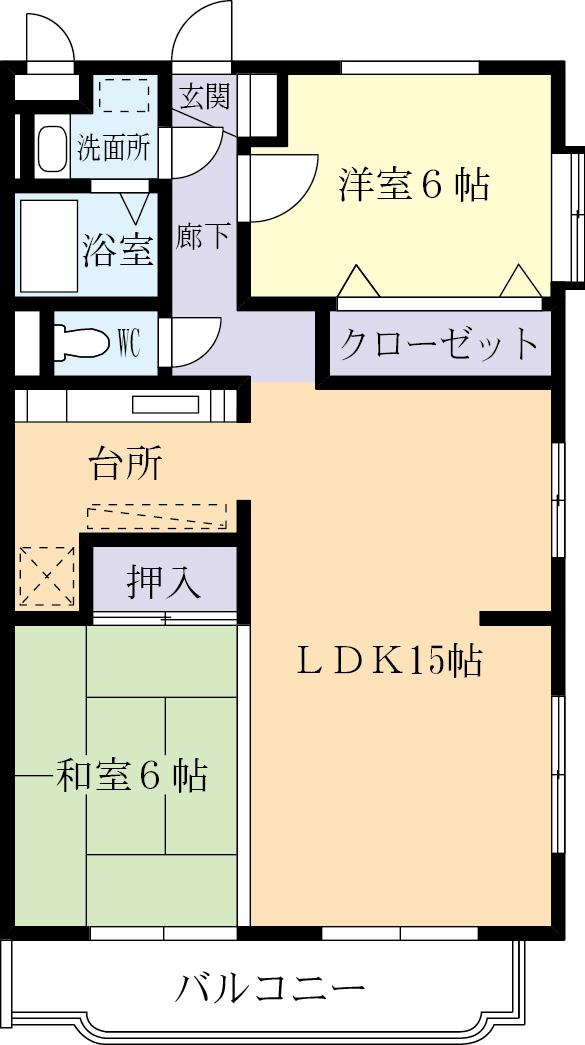 ルミエール西根の間取り